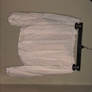 Off the shoulder crop top